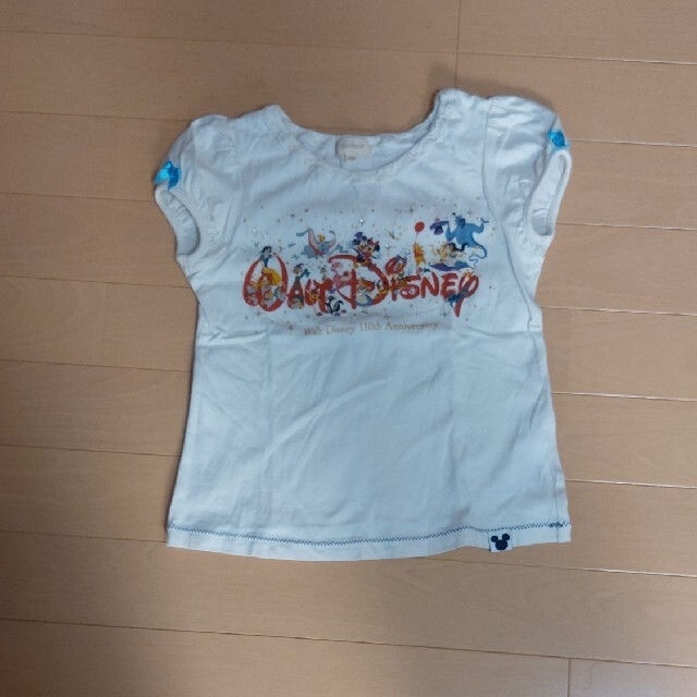 Disney(ディズニー)の女の子　ディズニー　半袖Tシャツ　110　子ども服 キッズ/ベビー/マタニティのキッズ服女の子用(90cm~)(Tシャツ/カットソー)の商品写真