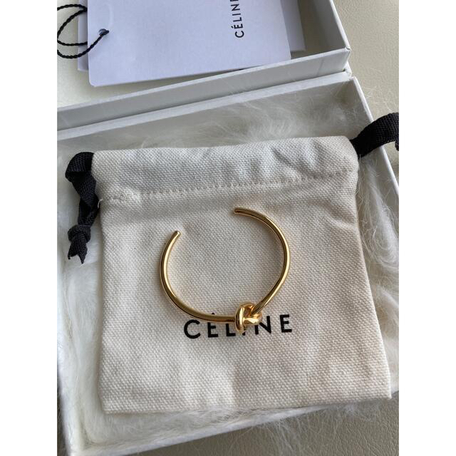 CEFINE(セフィーヌ)のレア 旧ロゴ CELINE ノットブレスレットS フィービー レディースのアクセサリー(ブレスレット/バングル)の商品写真