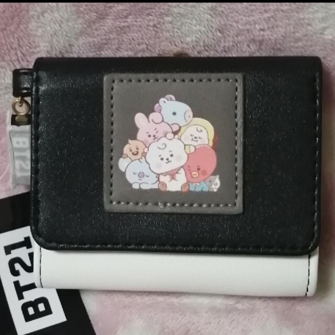 【新品】BTS BT21 コンパクト財布  (三つ折り財布)