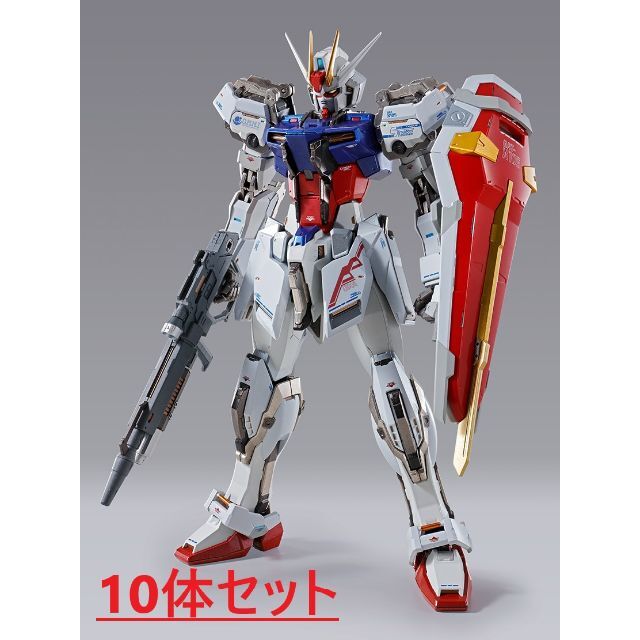 新品・4点】METAL BUILD ストライクガンダム・ストライカーセット-