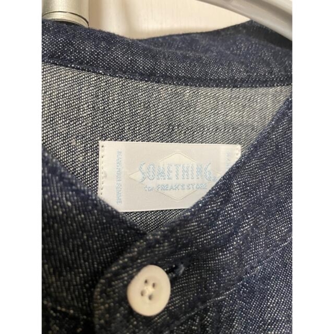 値下げSOMETHING × Freak's store デニムシャツワンピース