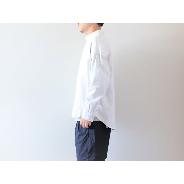 LiSS / LINEN OVERSIZE SHIRTS - white/M