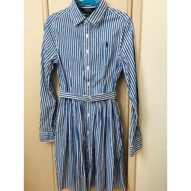 Ralph Lauren(ラルフローレン)のラルフローレン　シャツワンピース キッズ/ベビー/マタニティのキッズ服女の子用(90cm~)(ワンピース)の商品写真