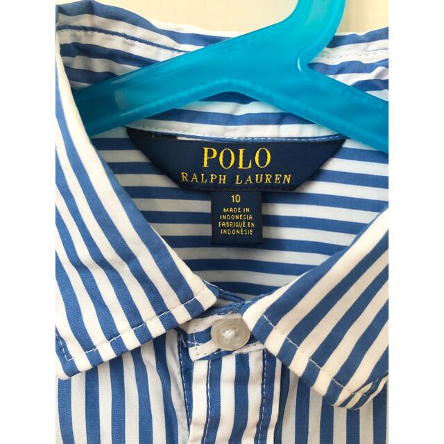 Ralph Lauren(ラルフローレン)のラルフローレン　シャツワンピース キッズ/ベビー/マタニティのキッズ服女の子用(90cm~)(ワンピース)の商品写真