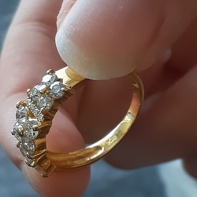 バーゲンで ジュエリーツツミK18ダイヤモンドリング リング(指輪)
