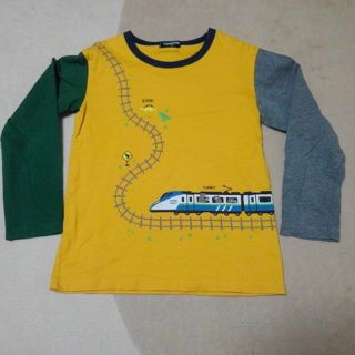 クレードスコープ(kladskap)のクレードスコープ　電車　長袖 Tシャツ　130　ロンT(Tシャツ/カットソー)