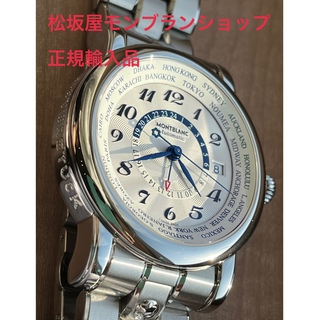 モンブラン(MONTBLANC)のモンブラン スター ワールドタイム GMT オートマティック 109286(腕時計(アナログ))