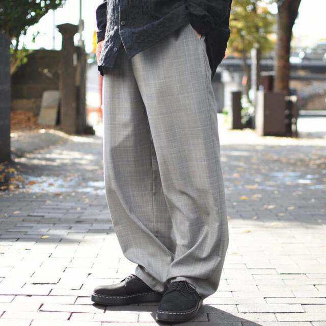 CAMIEL FORTGENS SUIT PANTS CHECK S 高級ブランド www.gold-and-wood.com