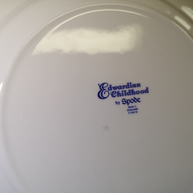 英国 Spode スポード エドワーディアンチャイルドフッド プレート 皿 インテリア/住まい/日用品のキッチン/食器(食器)の商品写真