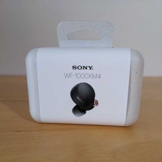 ソニー(SONY)の【新品未使用・保証書付】ソニー SONY  WF-1000XM4 BM ブラック(ヘッドフォン/イヤフォン)