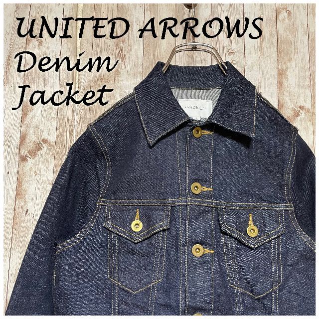 BEAUTY&YOUTH UNITED ARROWS(ビューティアンドユースユナイテッドアローズ)のUNITED ARROWS ビューティアンドユース デニムジャケット Gジャン レディースのジャケット/アウター(Gジャン/デニムジャケット)の商品写真