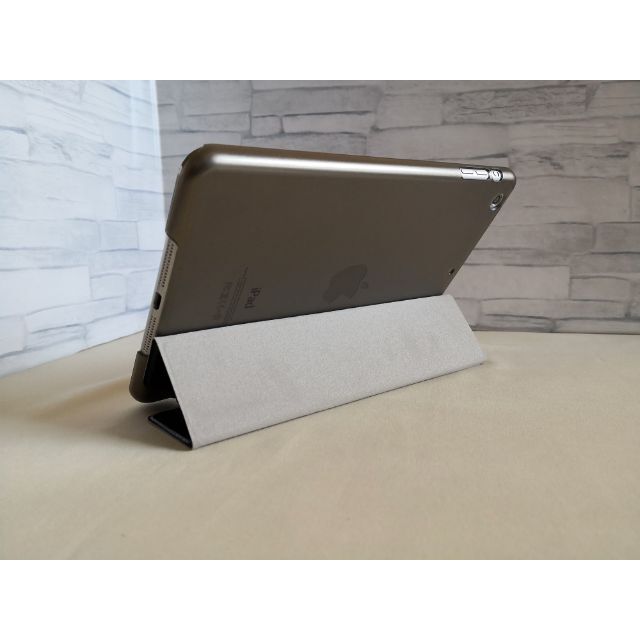 薄型軽量 iPad mini/mini2/mini3 ブラック スマートケース スマホ/家電/カメラのスマホアクセサリー(iPadケース)の商品写真