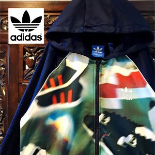 アディダス(adidas)のアディダス 靴柄 シューカオス スウェット トレーナー パーカー ジャージ(パーカー)