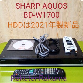 SHARP - SHARP BD-HDW80 2番組W録 大容量1000GB 新リモ等フル装備！の 