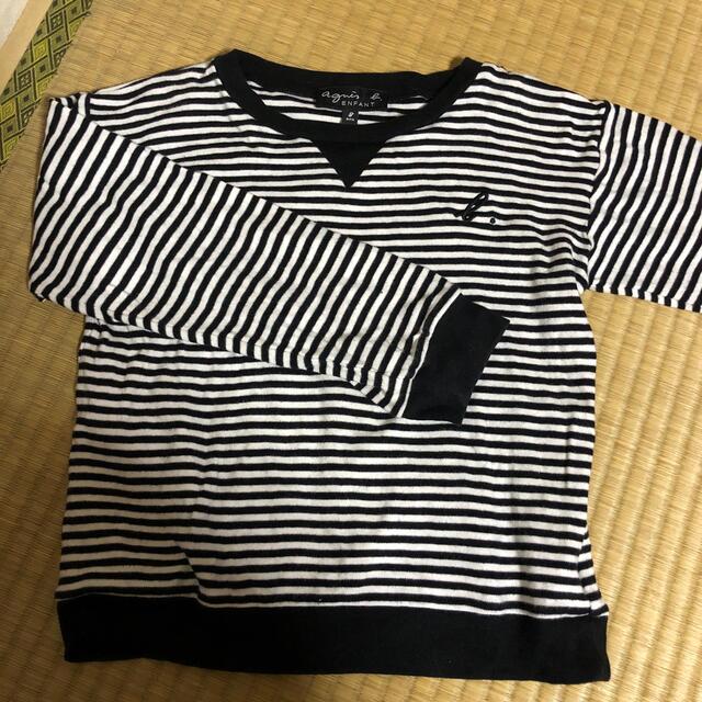 agnes b.(アニエスベー)の長袖のTシャツ　8ans キッズ/ベビー/マタニティのキッズ服女の子用(90cm~)(Tシャツ/カットソー)の商品写真