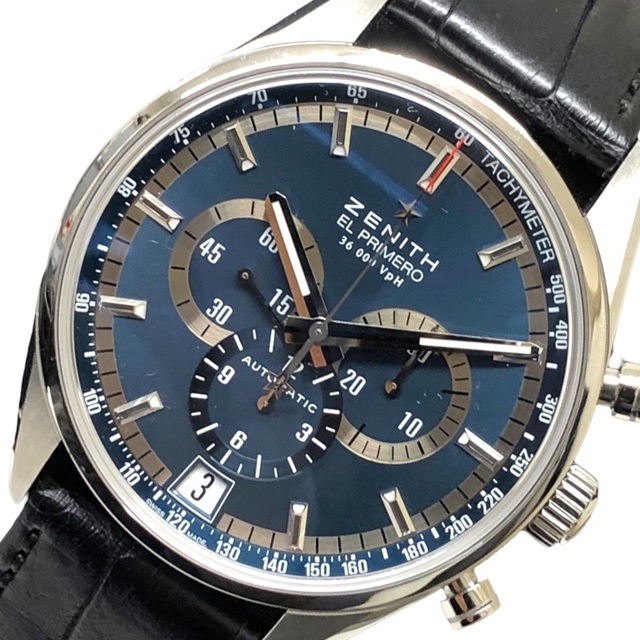 ZENITH - ゼニス ZENITH シャルルベルモ 世界1975本限定 腕時計 メン【中古】