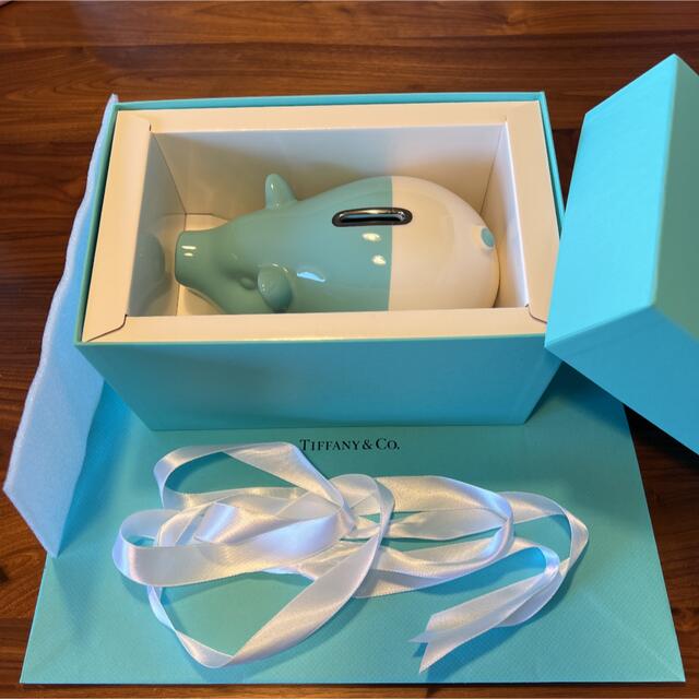 未使用品】TIFFANYu0026Co. ティファニー ピギーバンク 子豚の貯金箱-