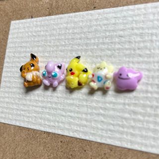 ポケモン - 3Dネイルパーツ 【ポケモン いろいろ ネイル pokemon 】の 
