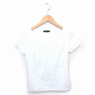 アイシービー(ICB)のアイシービー iCB Tシャツ カットソー 丸首 半袖 S ホワイト 白(Tシャツ(半袖/袖なし))