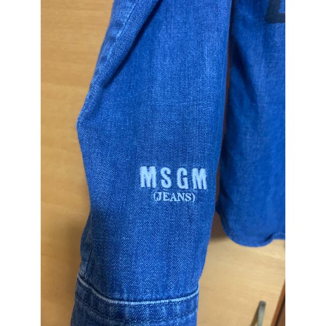 MSGM(エムエスジイエム)のMSGM デニムシャツ　中古美品 メンズのトップス(シャツ)の商品写真