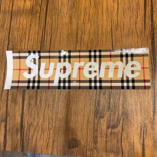 シュプリーム(Supreme)のsupreme burberry box logo ステッカー(その他)