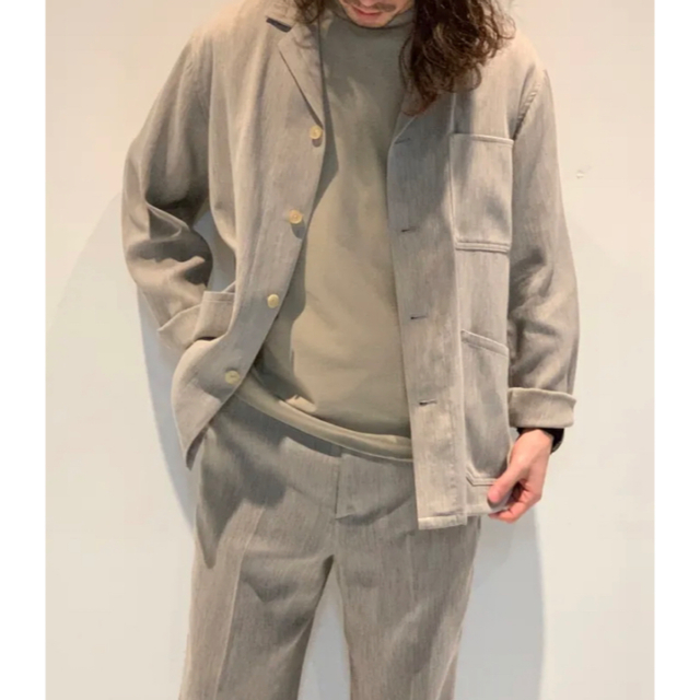 AURALEE(オーラリー)の定価59400 COTTON WOOL DOUBLE CLOTH BLOUZON メンズのジャケット/アウター(その他)の商品写真