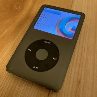 アイポッド(iPod)のApple MB565J iPod Classic 120GB 第6世代 黒(ポータブルプレーヤー)