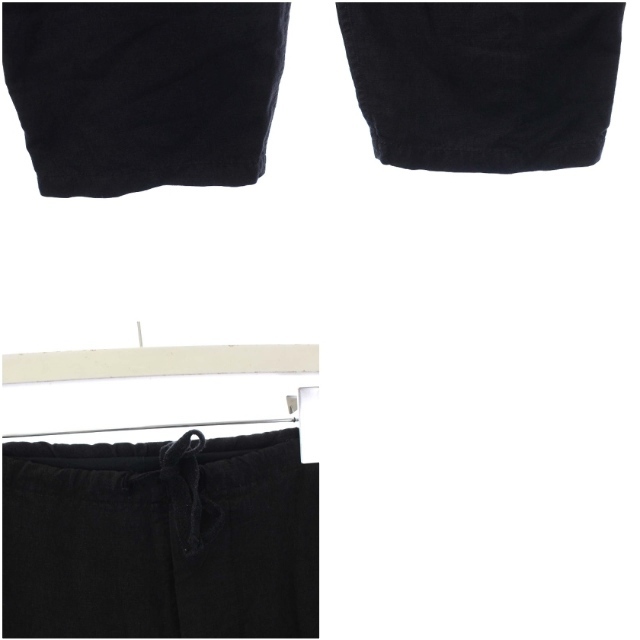 COMOLI(コモリ)のコモリ スーツ ヴィスコースリネン ジャケット ドローストリングパンツ 1 黒 メンズのスーツ(スーツジャケット)の商品写真
