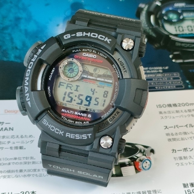 casio g-shock gwf-1000-1jf　frogman ほぼ未使用