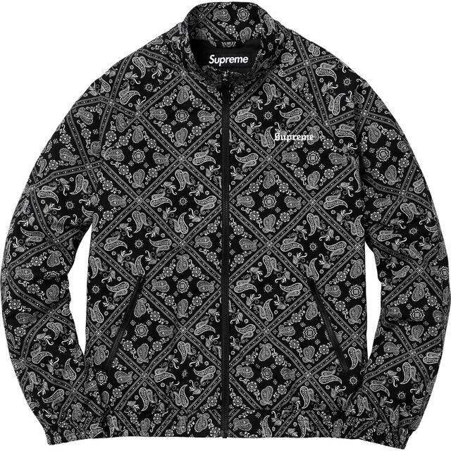 Supreme Bandana Track Jacket ペイズリー バンダナ