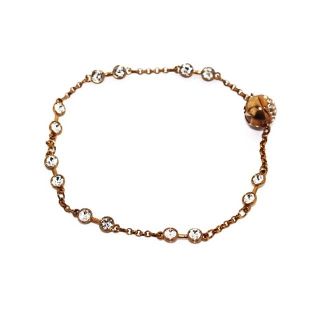 スワロフスキー(SWAROVSKI)のスワロフスキー SWAROVSKI ブレスレット チェーン ピンクゴールド色(ブレスレット/バングル)