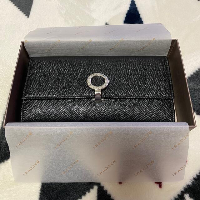 BVLGARI ブルガリ 長財布 ブラック レザー 極美品 - 長財布