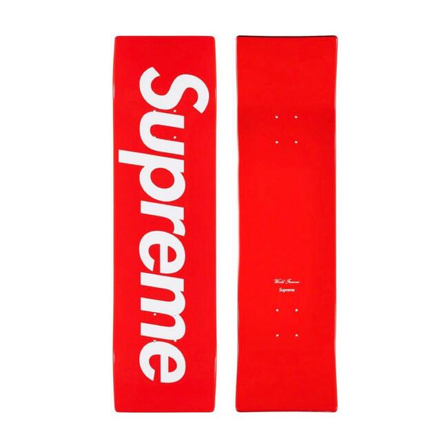 Supreme Uncut Box Logo Skateboard "Red"