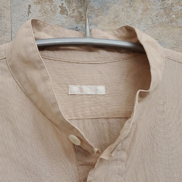 COMOLI 21SS プルオーバーカーゴシャツ サンドピンク サイズ2 新品