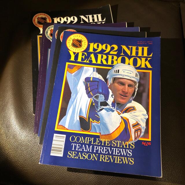 NHL yearbook 1992-1999