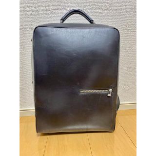 【未使用品】マザーハウス　アンティークスクエアバックパック　ブラック(リュック/バックパック)