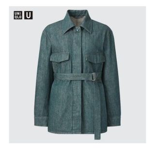 ユニクロ(UNIQLO)のUniqlo U デニムジャケットセットアップ 上のみ(Gジャン/デニムジャケット)