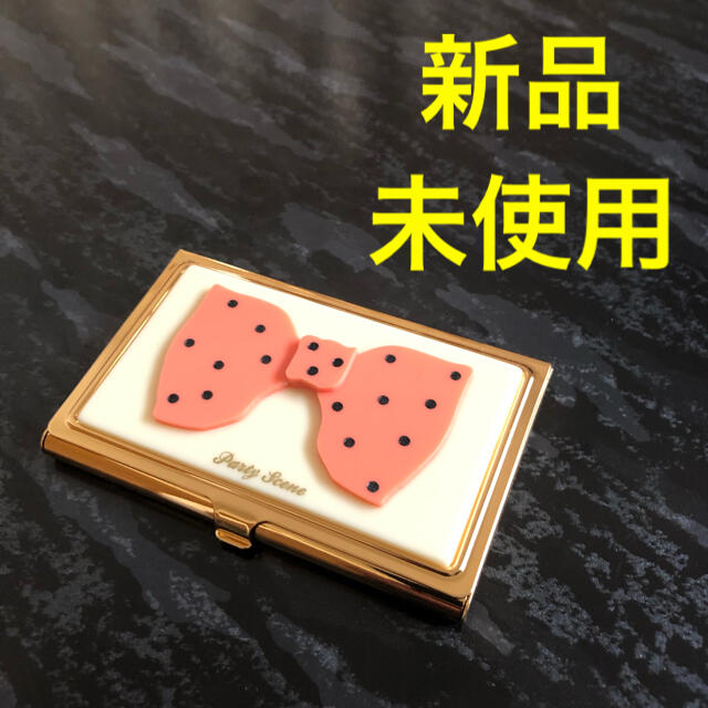 名刺入れ　カードケース　メタル製 レディースのファッション小物(名刺入れ/定期入れ)の商品写真
