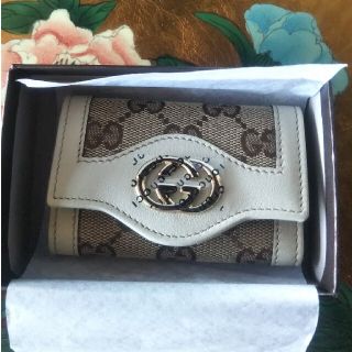 Gucci - GUCCI キーケース♡GGキャンバスインターロッキング 6連キー