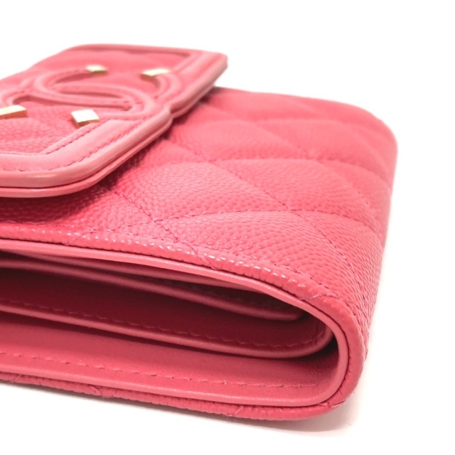 シャネル CHANEL マトラッセ AP0375 CC フィリグリー 中長財布 3つ折り