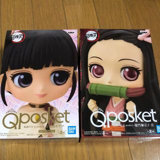 バンダイ(BANDAI)の鬼滅の刃 Qposket キューポスケット　フィギュア　竈門禰豆子　栗花落カナヲ(アニメ/ゲーム)