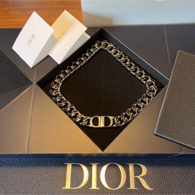 DIOR HOMME(ディオールオム)のSS19 DIOR × YOON CD ICON 真鍮 ネックレス メンズのアクセサリー(ネックレス)の商品写真