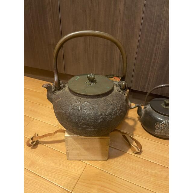 鉄瓶 亀文堂 龍文堂 茶道具 骨董品 正規品 51.0%OFF www.gold-and-wood.com