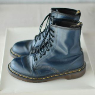 ドクターマーチン(Dr.Martens)のドクターマーチン　ブルー　８ホール UK4(ブーツ)