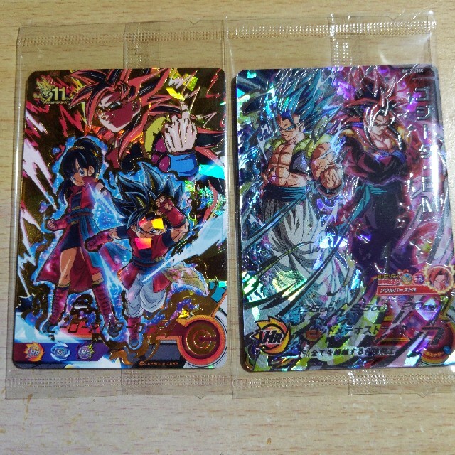 ドラゴンボール(ドラゴンボール)のBM12-LSEC ゴジータ （未開封品）とおまけ エンタメ/ホビーのトレーディングカード(シングルカード)の商品写真