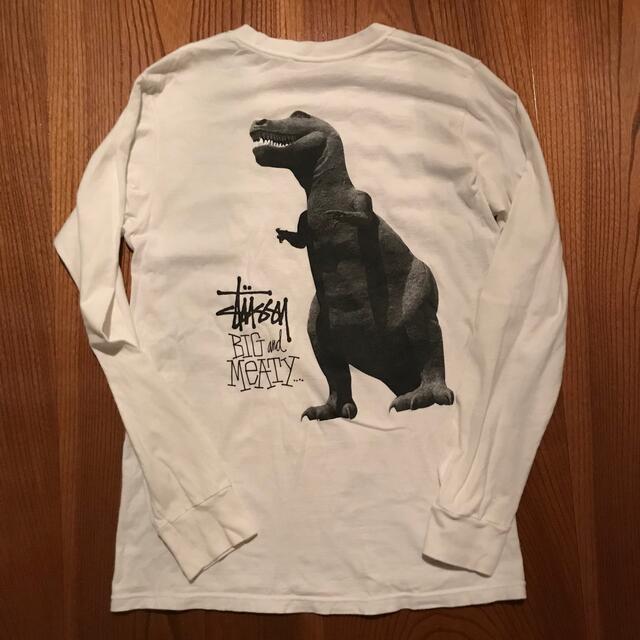 STUSSY ステューシー　ロンT 長袖　Tシャツ　恐竜