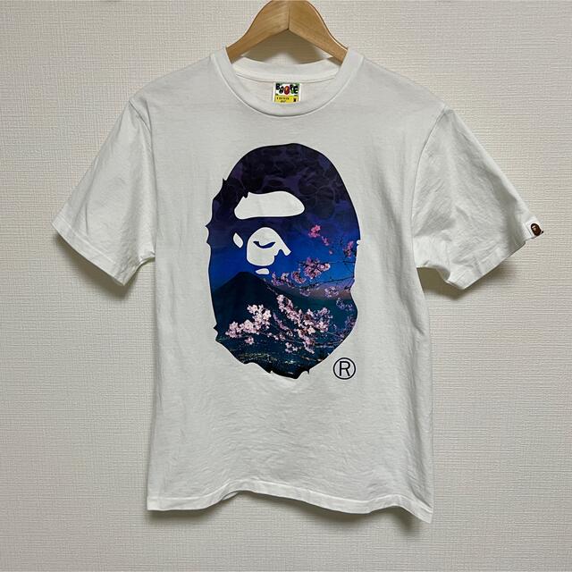 A BATHING APE(アベイシングエイプ)のBAPE SAKURA TEE 桜 Tシャツ M メンズのトップス(Tシャツ/カットソー(半袖/袖なし))の商品写真