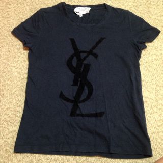 サンローラン(Saint Laurent)のYSL Tシャツ チャコールグレー(Tシャツ(半袖/袖なし))