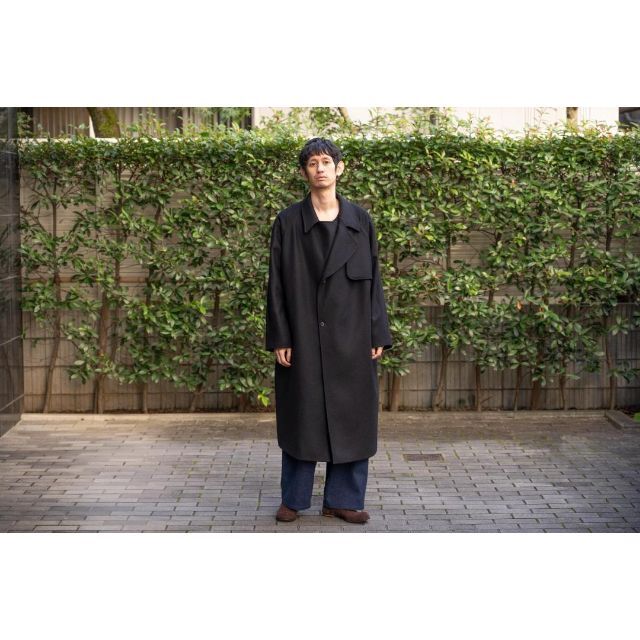 国内正規□ ka na ta long coat 美品 名作 傑作 ラペル ロングコート
