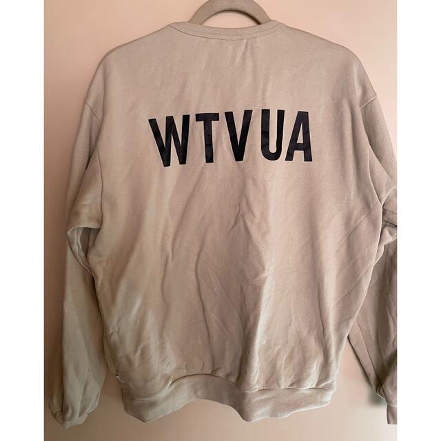 WTAPS 21AW SCREEN WTVUA CREW SWEAT SAND